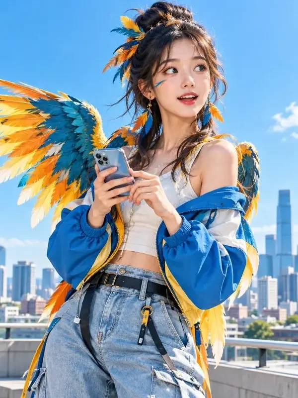 精卫下凡当网红封面